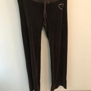 Juicy Couture Brown Velvet Pants